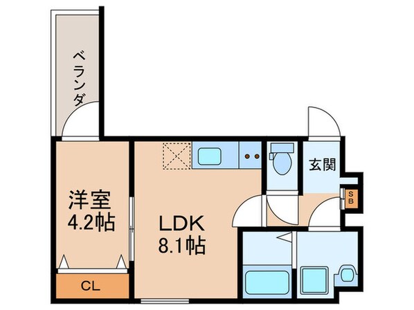 Badge島泉の物件間取画像